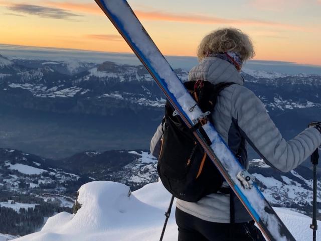 Foto Remi Dujardin Ski Sur Le Dos Aux 7 Laux