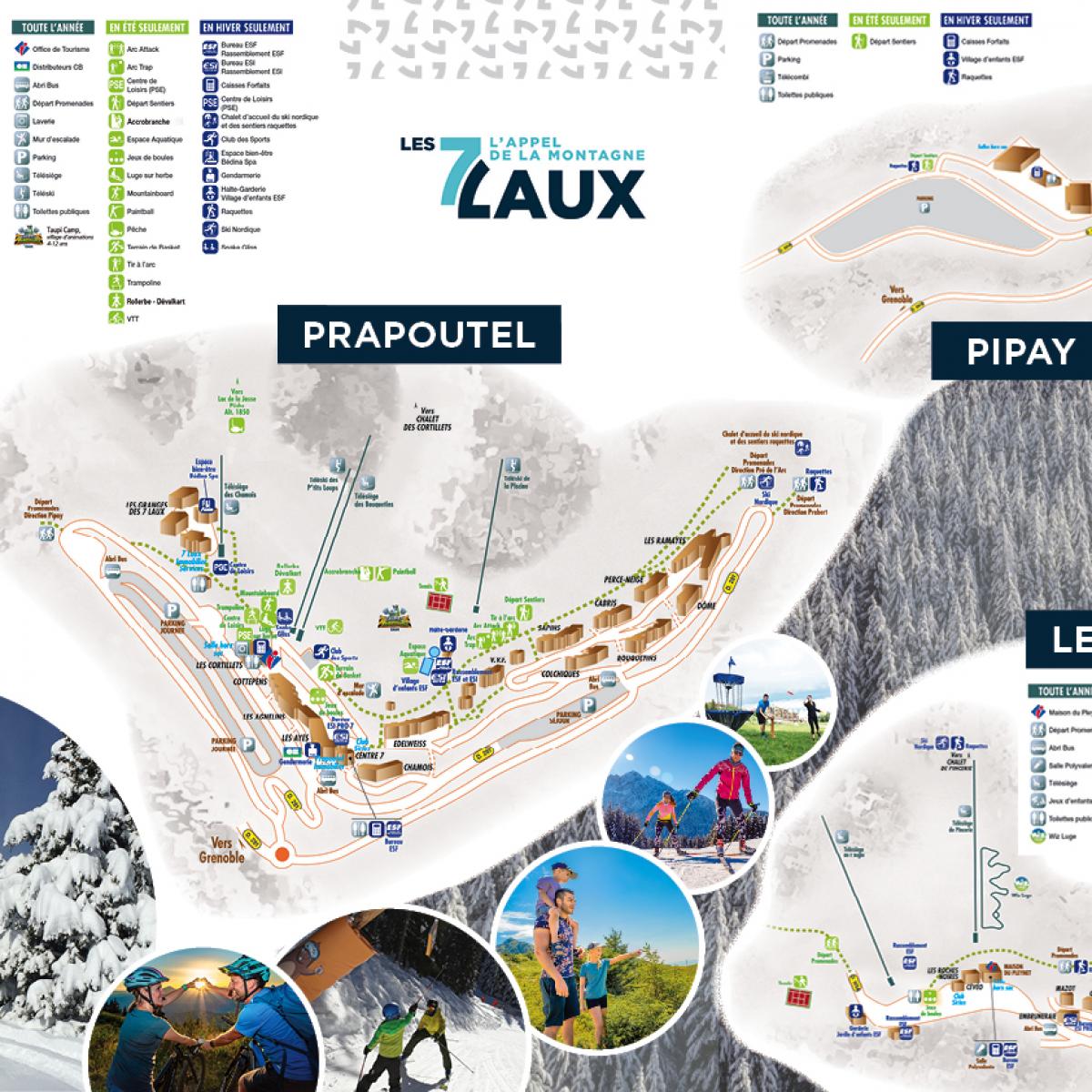 Station de ski près de Grenoble, Belledonne 7 laux