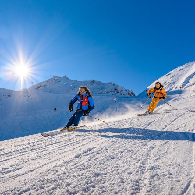 Ski alpin au 7 Laux en Isère